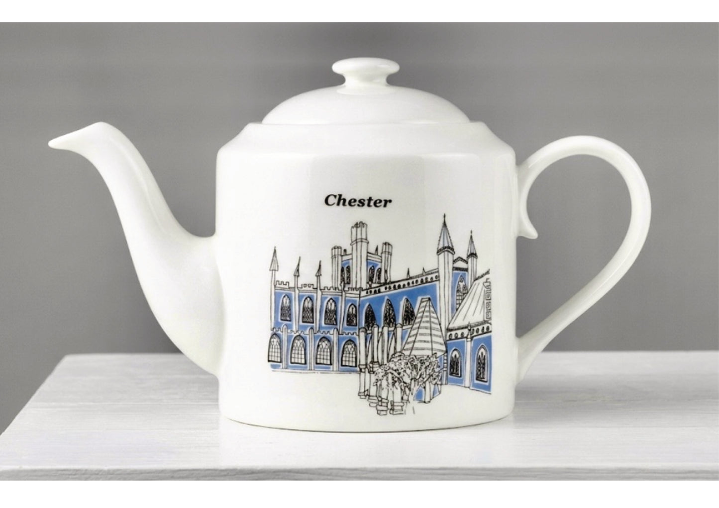 Chester City Fine Bone China Teapot