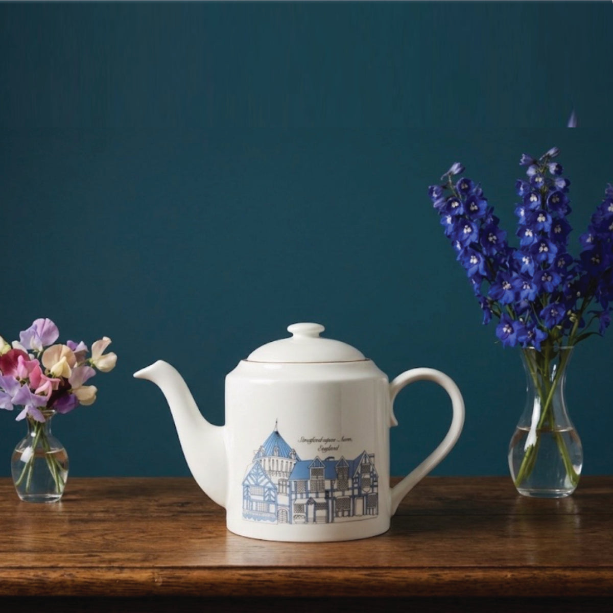 Stratford-upon-Avon Fine Bone China Teapot