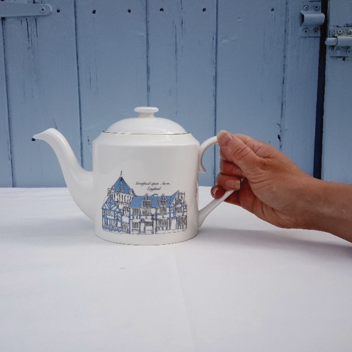 Stratford-upon-Avon Fine Bone China Teapot