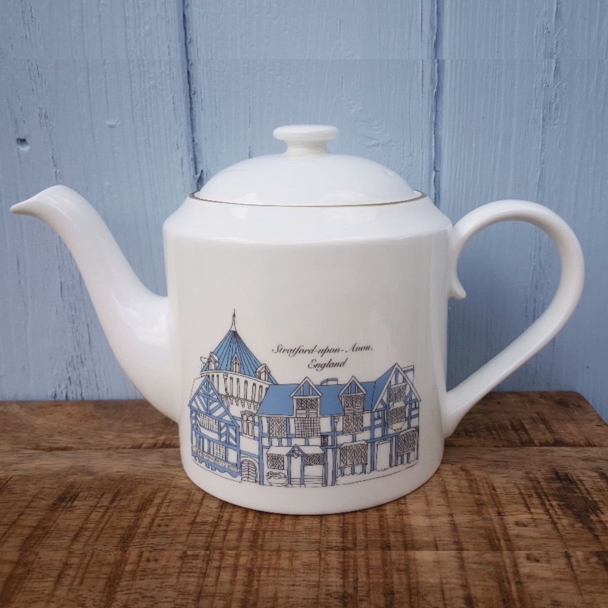 Stratford-upon-Avon Fine Bone China Teapot